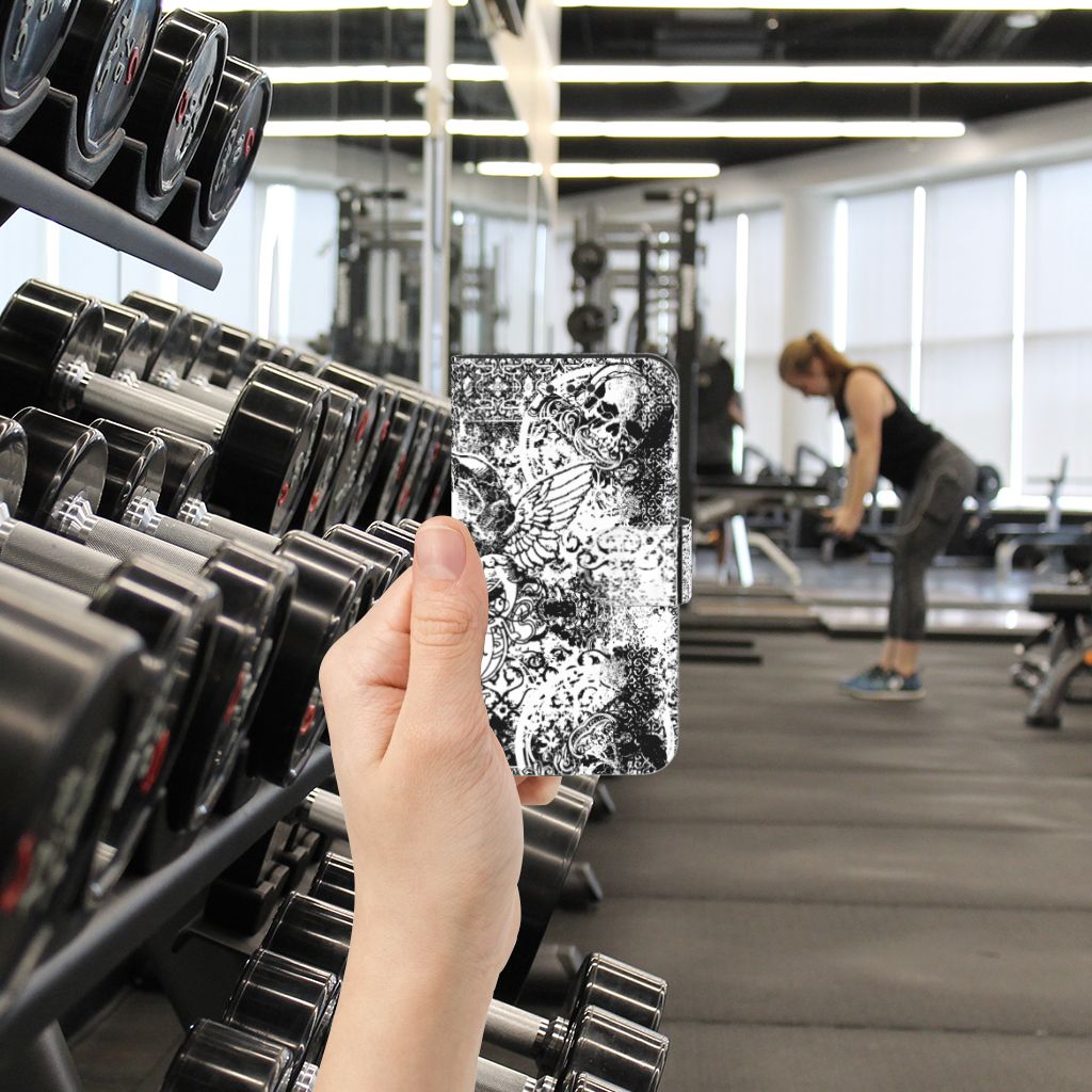 Telefoonhoesje met Naam Samsung Galaxy Xcover 3 | Xcover 3 VE Skulls Angel