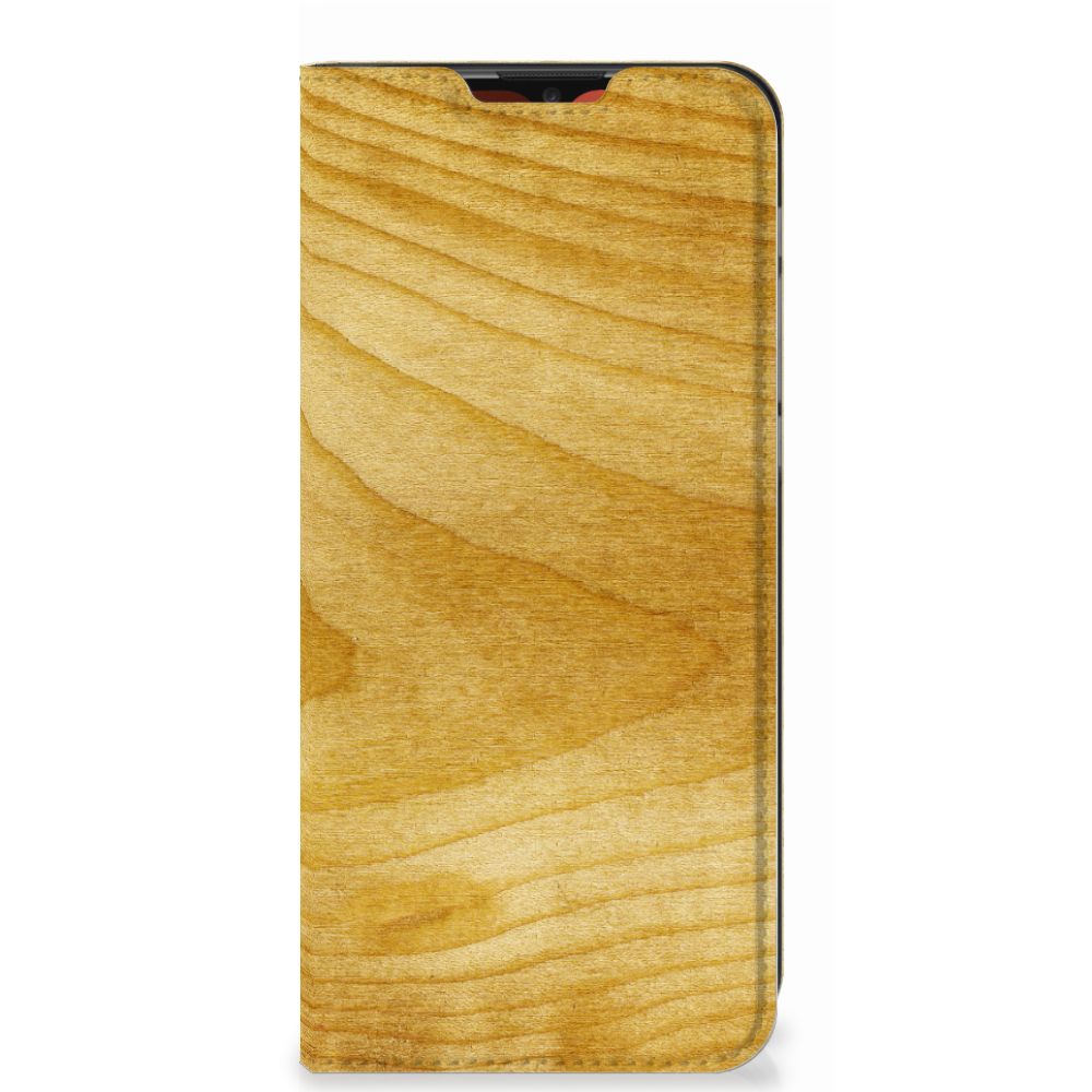 Motorola Moto E7 Power | E7i Power Book Wallet Case Licht Hout - B2C Telecom