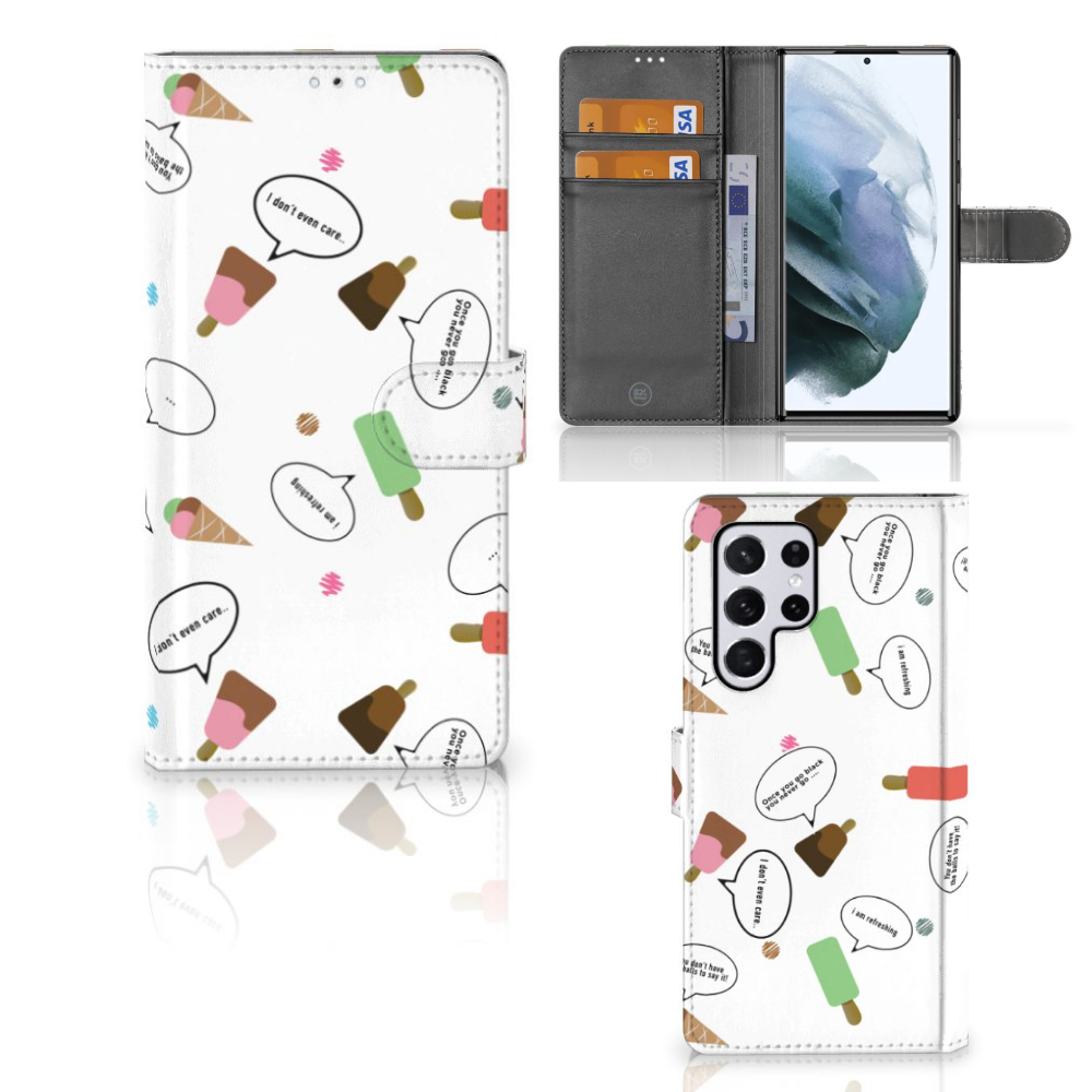 Samsung Galaxy S22 Ultra Book Cover IJsjes