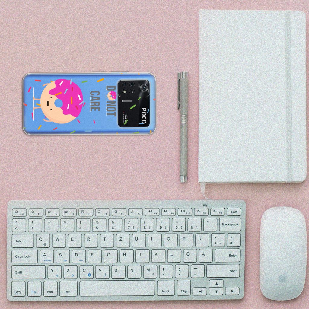 Xiaomi Poco M4 Pro 4G Siliconen Case Donut Roze B2C Telecom