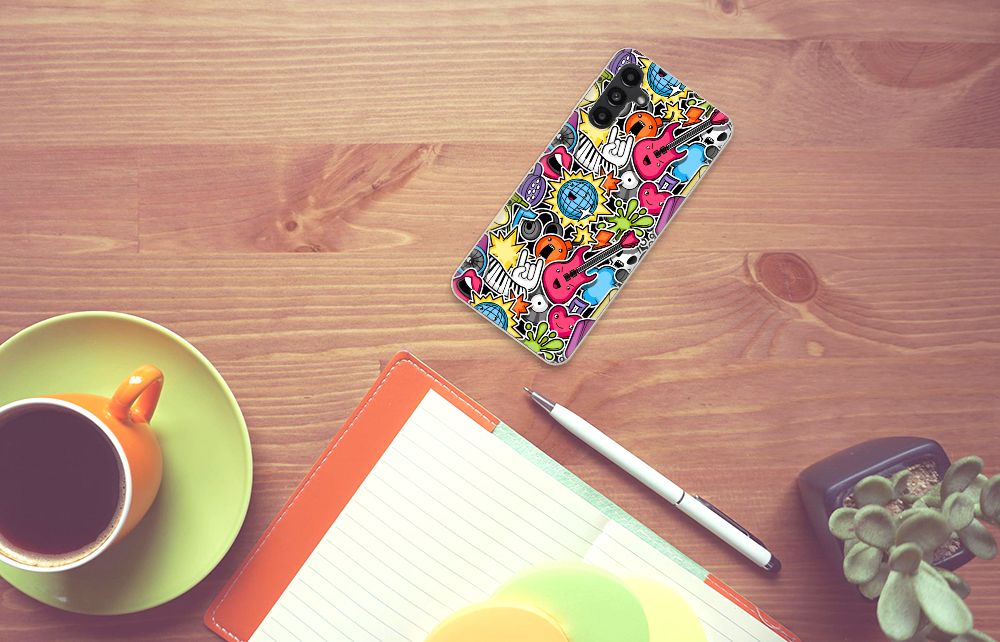 Samsung Galaxy A13 | A04s Silicone Back Cover Punk Rock B2C Telecom