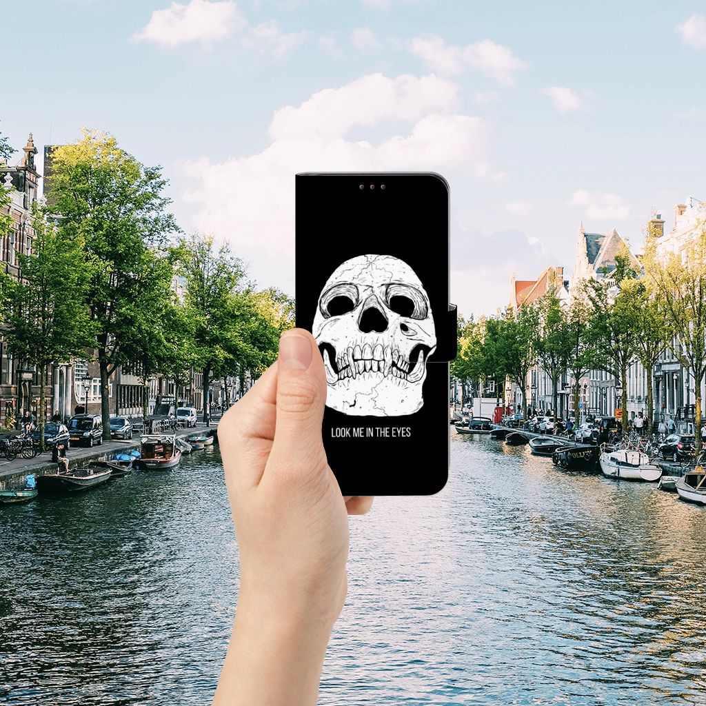 Telefoonhoesje met Naam OnePlus Nord 2 5G Skull Eyes