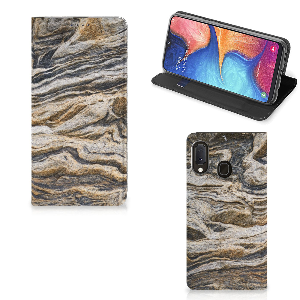 Samsung Galaxy A20e Standcase Steen
