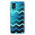 Samsung Galaxy M02s | A02s Doorzichtige Silicone Hoesje Zigzag Blauw B2C Telecom