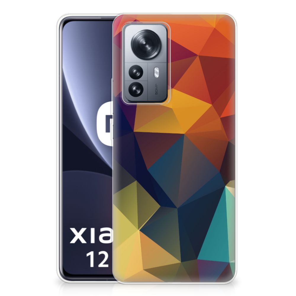 Xiaomi 12 Pro TPU Hoesje Polygon Color B2C Telecom