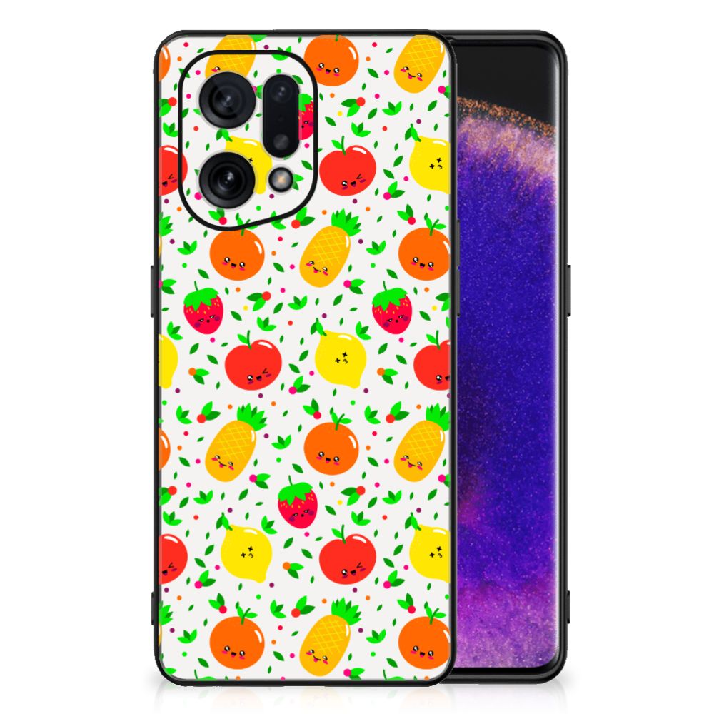 OPPO Find X5 Back Cover Hoesje Fruits