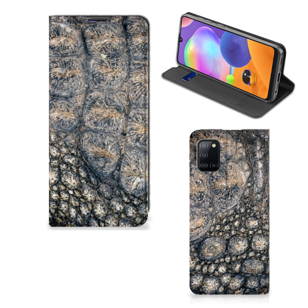Samsung Galaxy A31 Hoesje maken Krokodillenprint - B2C Telecom