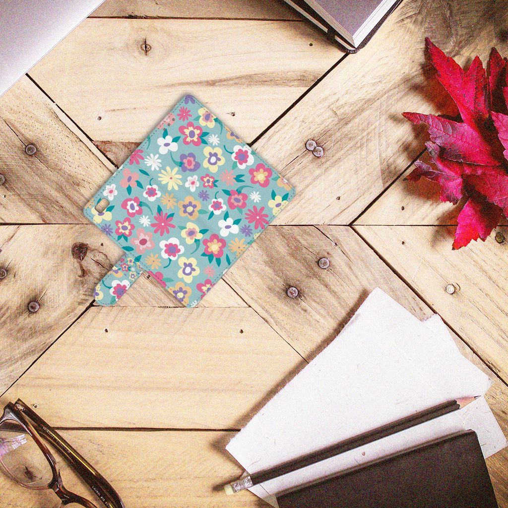 Huawei Ascend P8 Lite Hoesje Flower Power