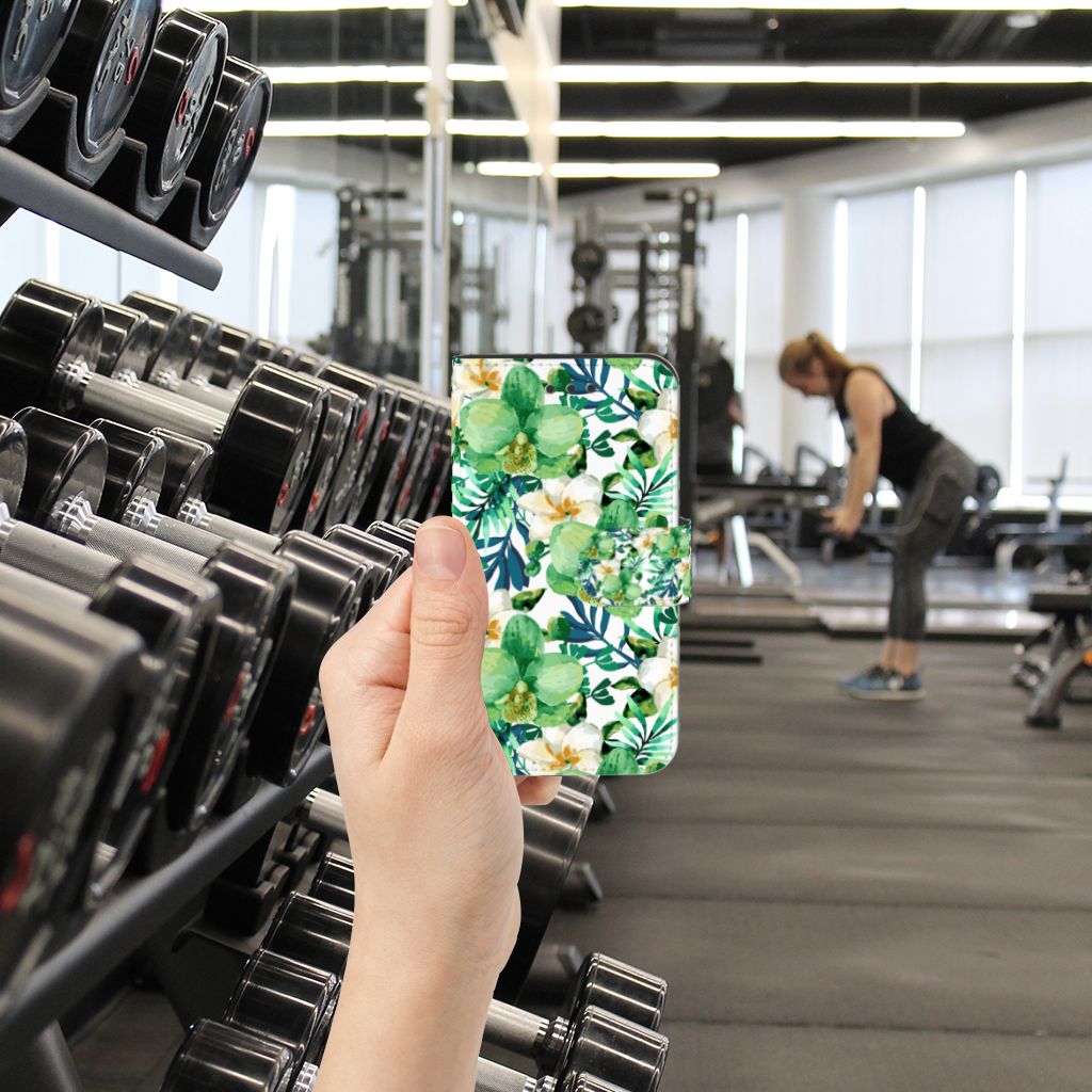 Samsung Galaxy Xcover 3 | Xcover 3 VE Hoesje Orchidee Groen