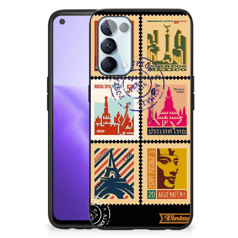 OPPO Reno5 5G | Find X3 Lite TPU Backcover Postzegels