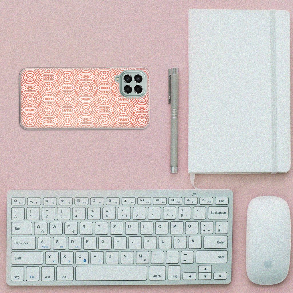 Samsung Galaxy M33 TPU bumper Pattern Orange B2C Telecom