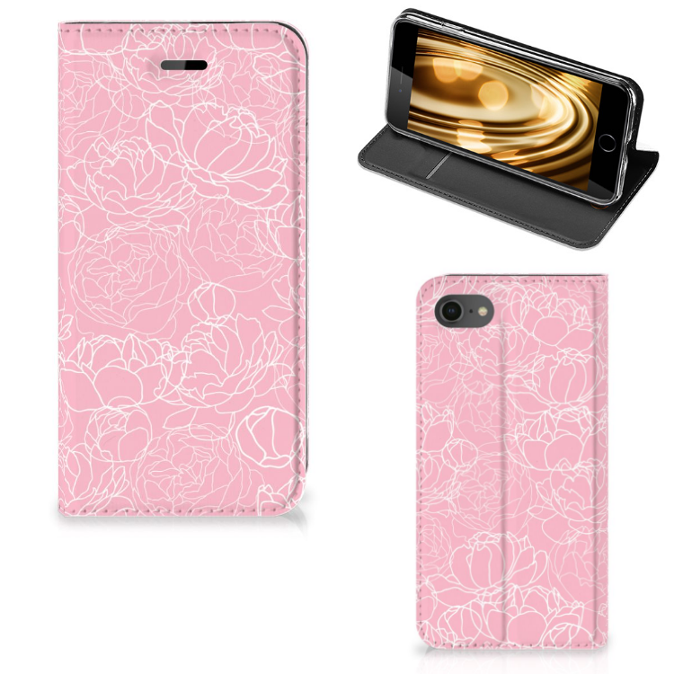 iPhone 7 | 8 | SE (2020) | SE (2022) Smart Cover White Flowers