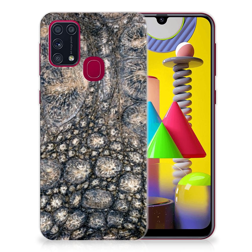 Samsung Galaxy M31 TPU Hoesje Krokodillenprint B2C Telecom