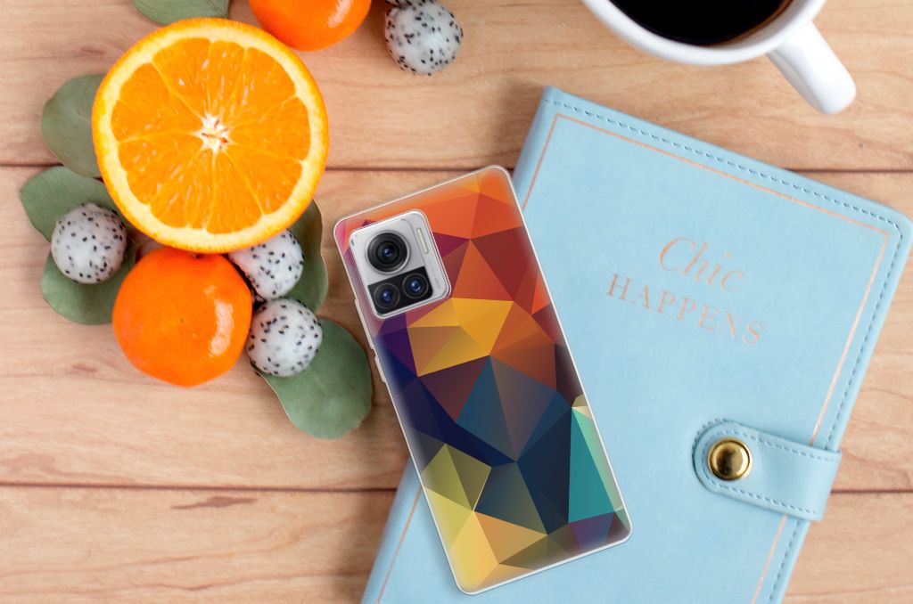 Motorola Moto X30 Pro TPU Hoesje Polygon Color B2C Telecom
