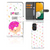 Samsung Galaxy A14 4G Book Cover Donut Roze met grappige donut en tekst 'I DONUT CARE'