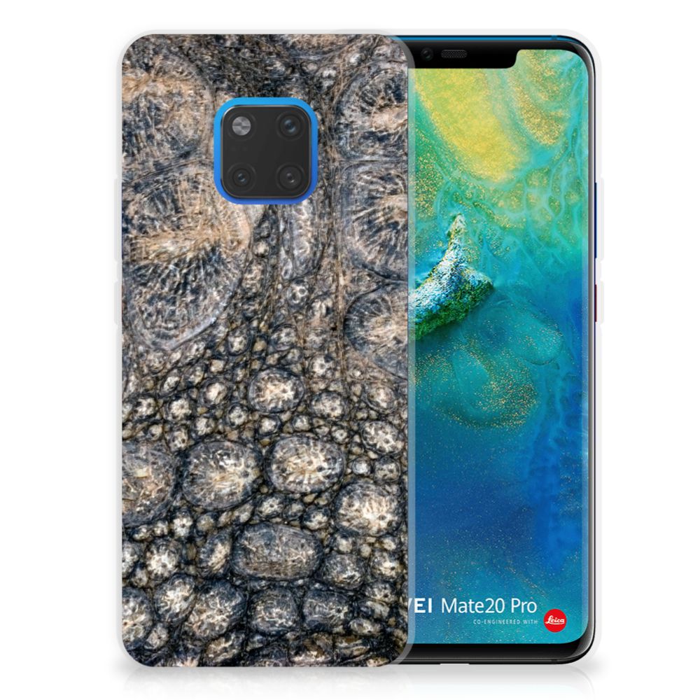 Huawei Mate 20 Pro TPU Hoesje Krokodillenprint