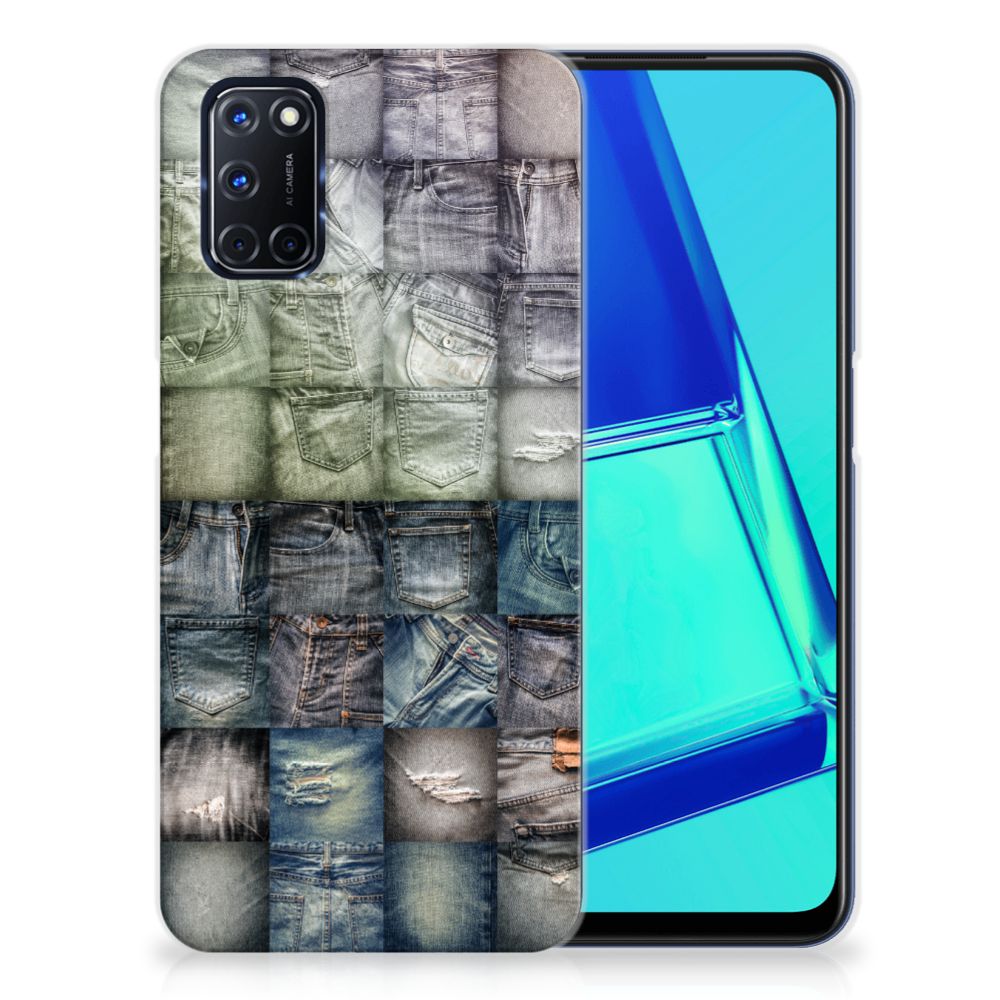 Silicone Back Cover OPPO A52 | A72 Spijkerbroeken