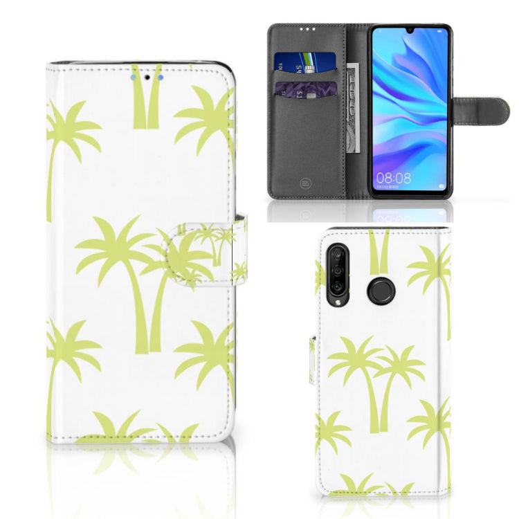 Huawei P30 Lite (2020) Hoesje Palmtrees