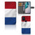 OnePlus Nord N10 Bookstyle Case Nederlandse Vlag met artistiek design en vakjes voor pasjes.