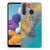 Samsung Galaxy A21 TPU Siliconen Hoesje Marble Blue Gold B2C Telecom