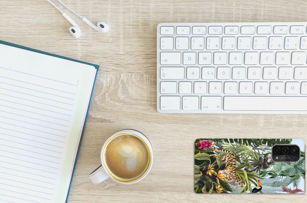 Hoesje maken voor OPPO A54 5G | A74 5G | A93 5G Jungle - B2C Telecom