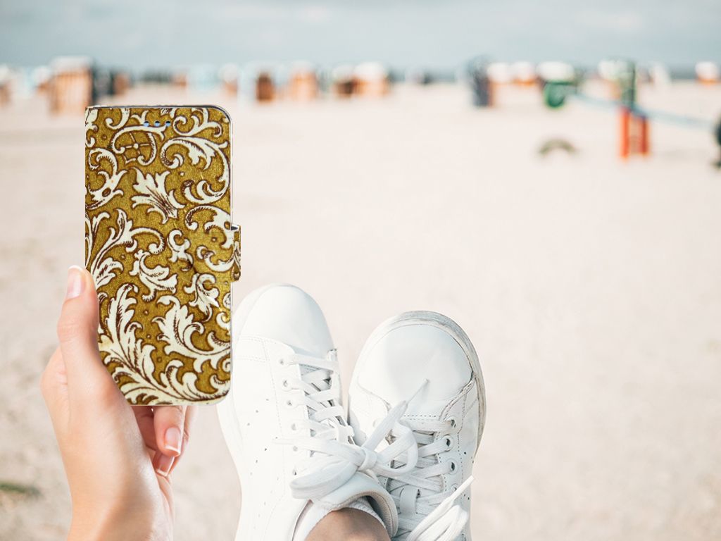 Wallet Case Samsung Galaxy S9 Barok Goud