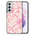 Samsung Galaxy S22 Bloemen Hoesje Pink Flowers