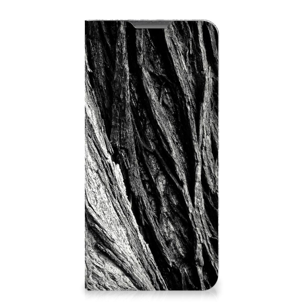 Book Wallet Case Motorola Moto G52 | Moto G82 Boomschors Grijs - B2C Telecom