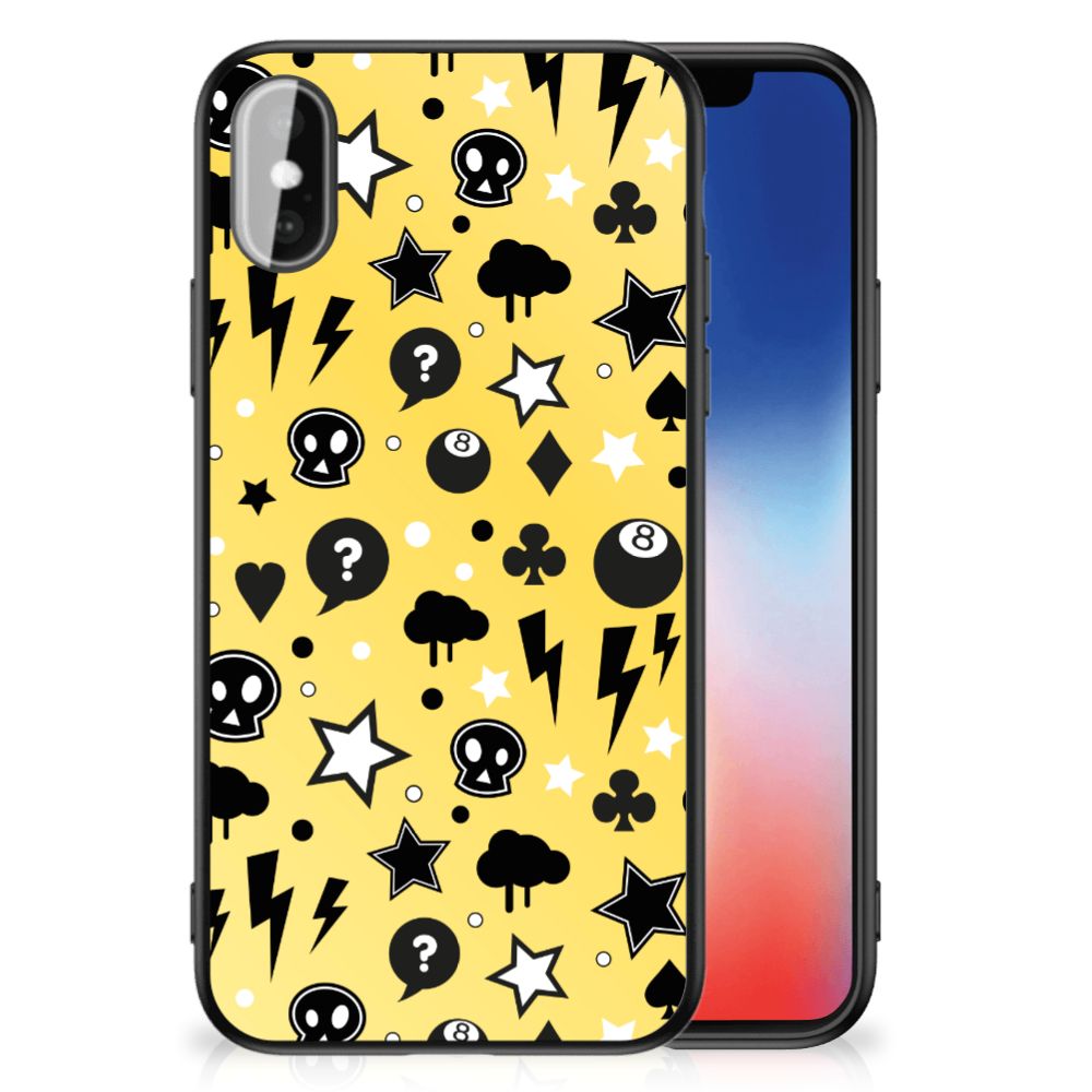 Telefoonhoesje iPhone X | Xs Punk Geel B2C Telecom