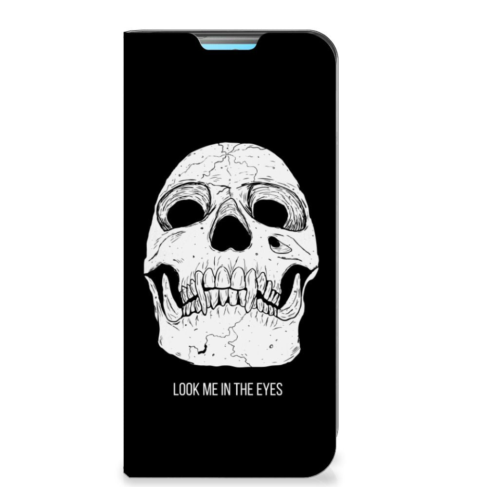 Mobiel BookCase Xiaomi Redmi 10 Skull Eyes - B2C Telecom