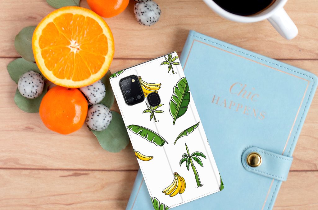 Samsung Galaxy A21s Smart Cover Banana Tree