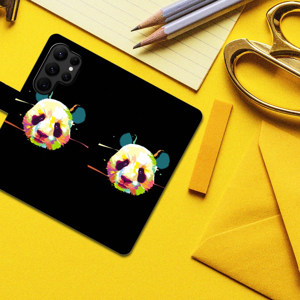 Samsung Galaxy S23 Ultra Leuk Hoesje Panda Color
