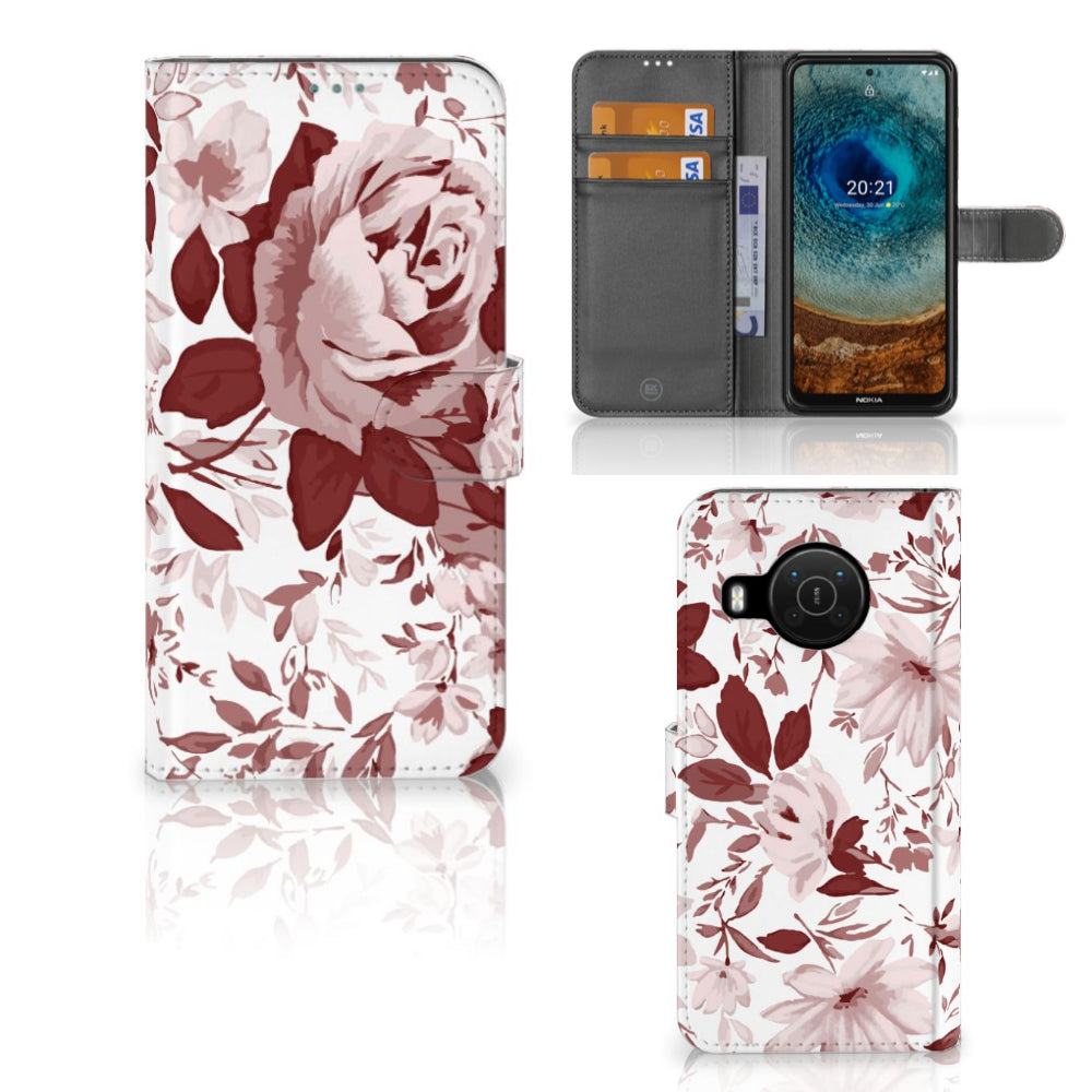 Hoesje Nokia X10 | Nokia X20 Watercolor Flowers