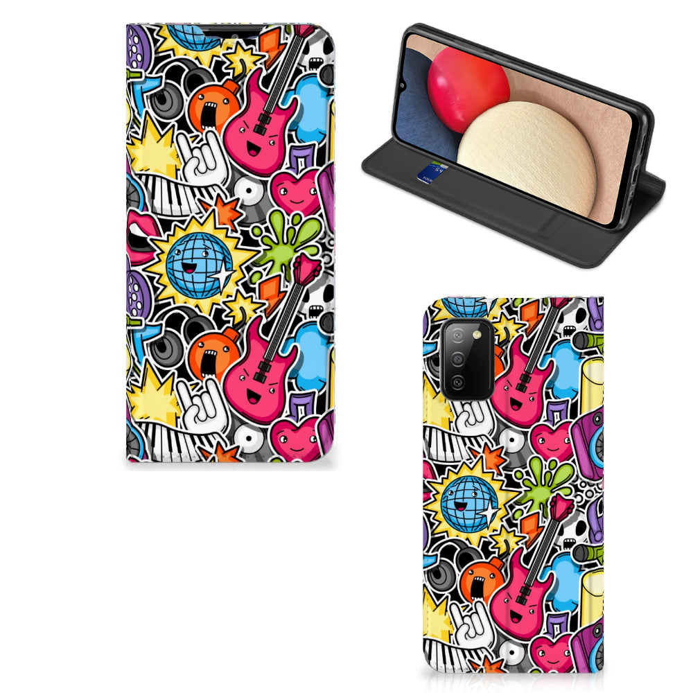 Samsung Galaxy M02s | A02s Hippe Standcase Punk Rock