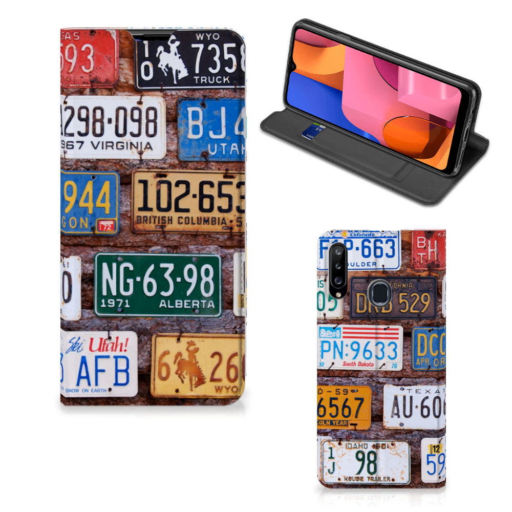 Samsung Galaxy A20s Stand Case Kentekenplaten - B2C Telecom