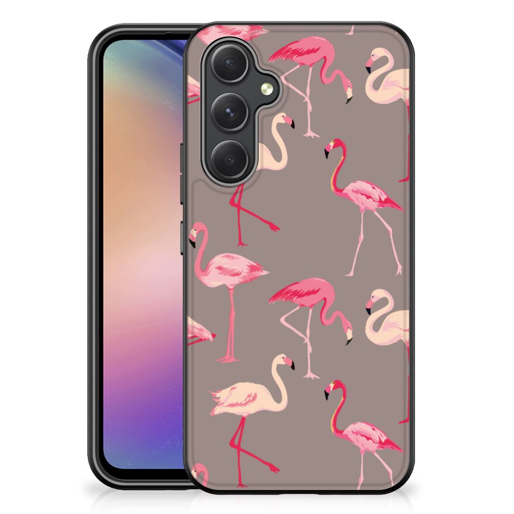 Samsung Galaxy A54 Dierenprint Telefoonhoesje Flamingo