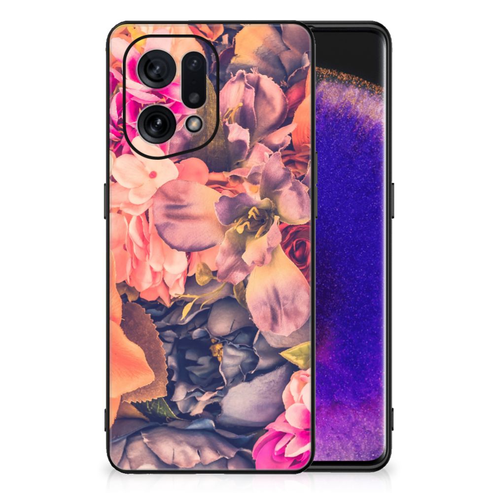 OPPO Find X5 Bloemen Hoesje Bosje Bloemen