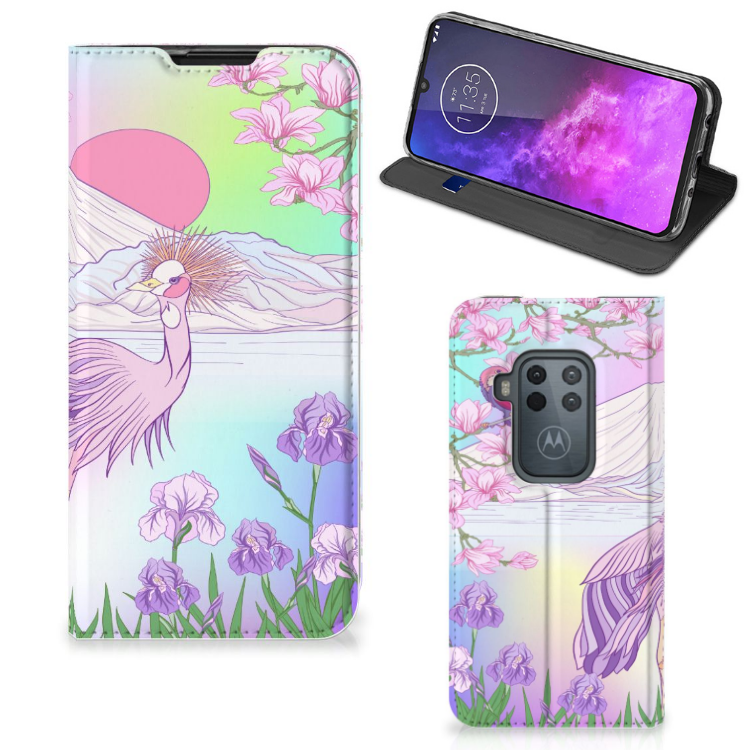 Motorola One Zoom Hoesje maken Bird - B2C Telecom