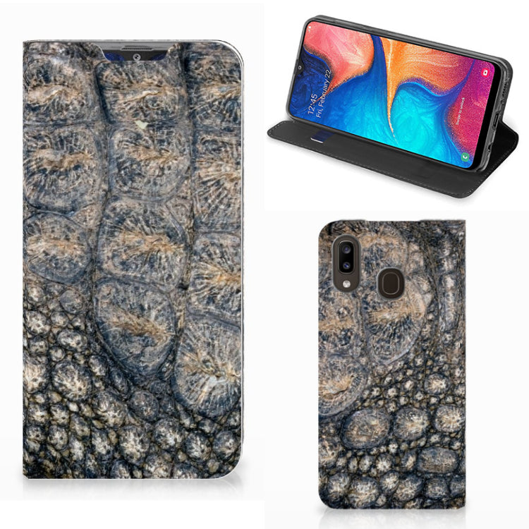 Samsung Galaxy A30 Hoesje maken Krokodillenprint