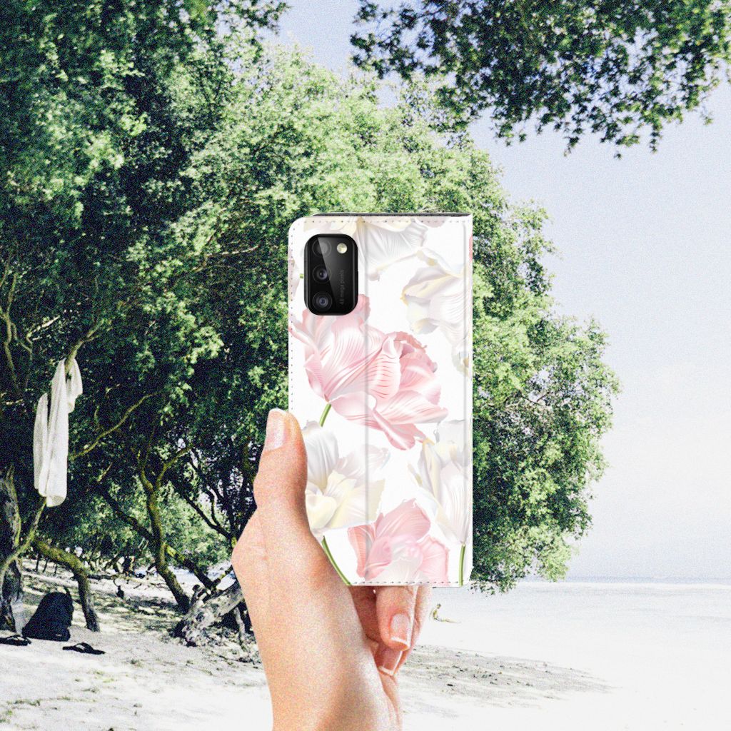 Samsung Galaxy A41 Smart Cover Lovely Flowers - B2C Telecom