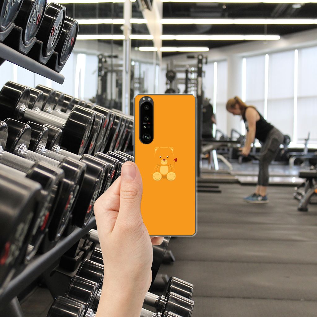 Sony Xperia 1 III Telefoonhoesje met Naam Baby Beer B2C Telecom