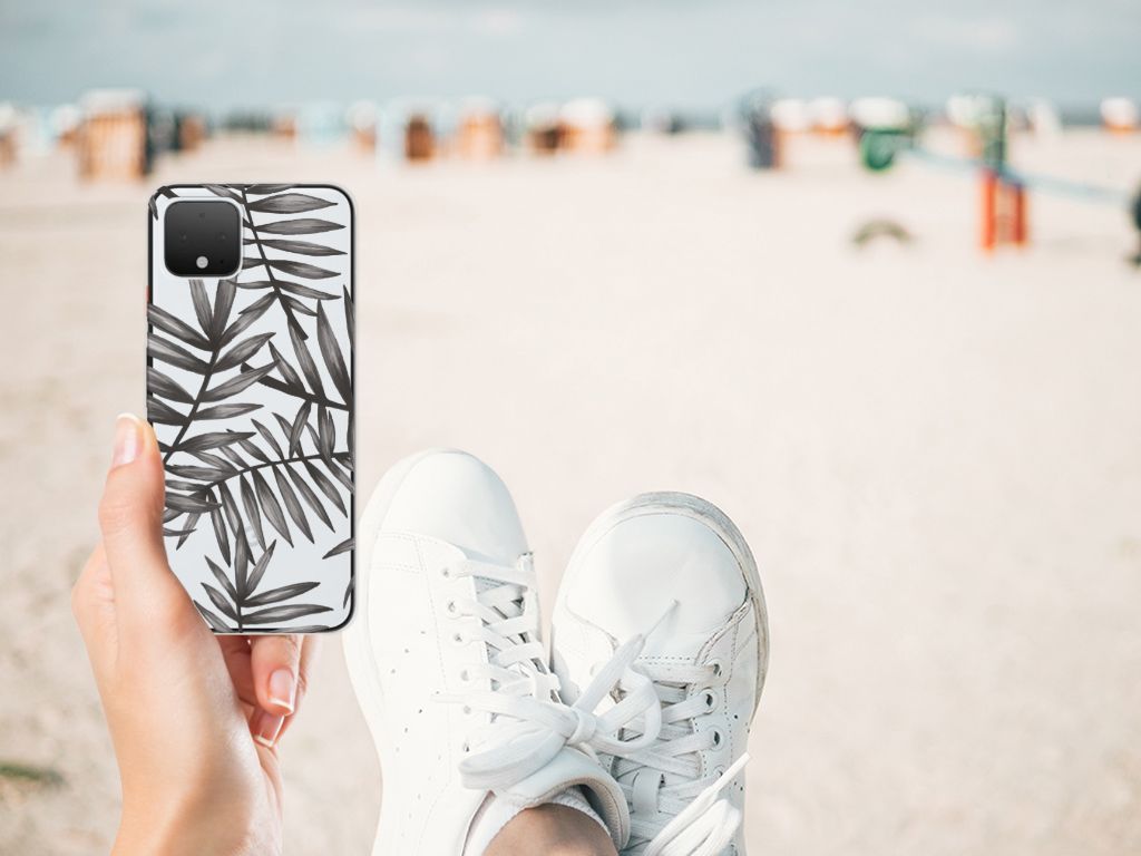 Google Pixel 4 TPU Case Leaves Grey B2C Telecom