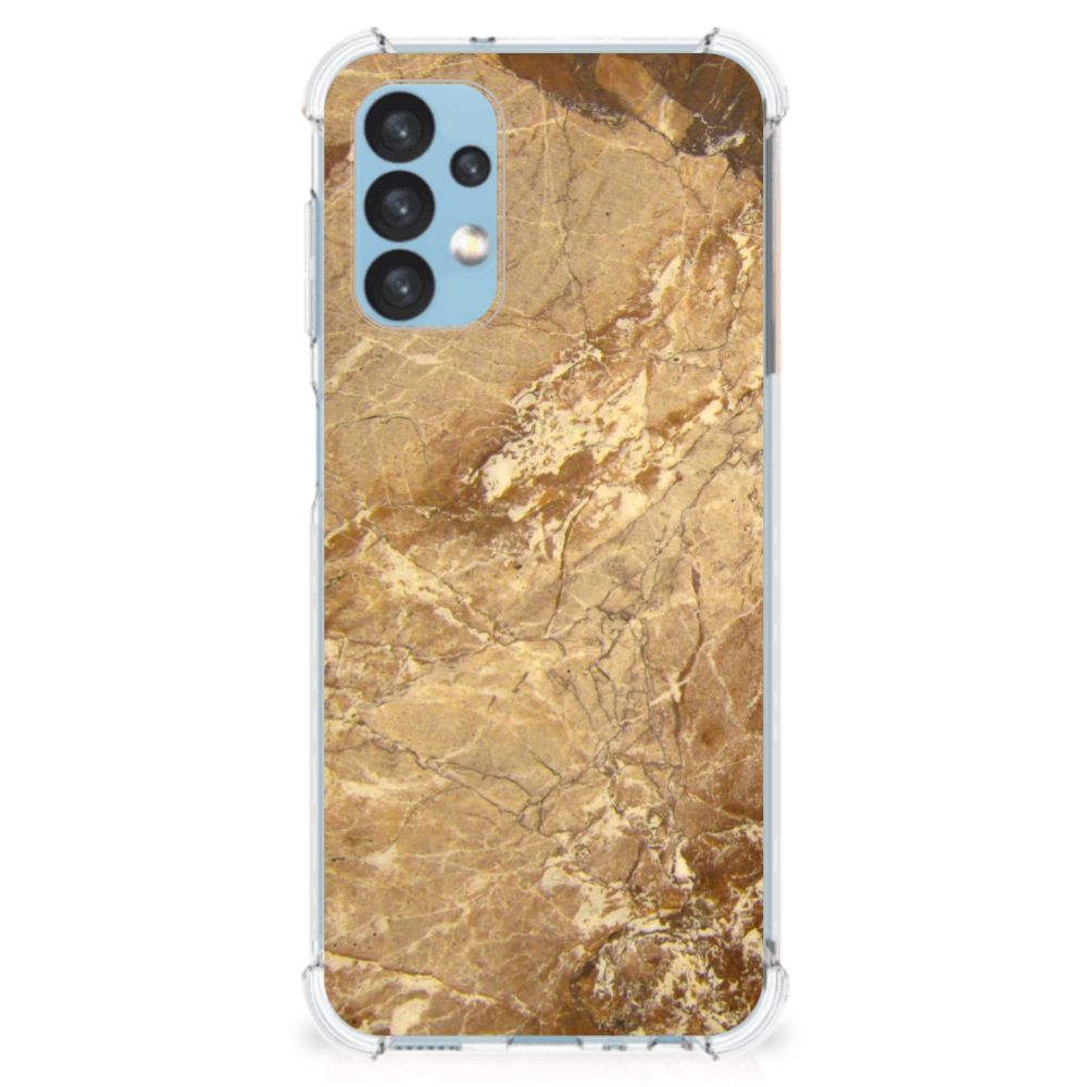Samsung Galaxy A13 (4G) Anti-Shock Hoesje Marmer Creme B2C Telecom