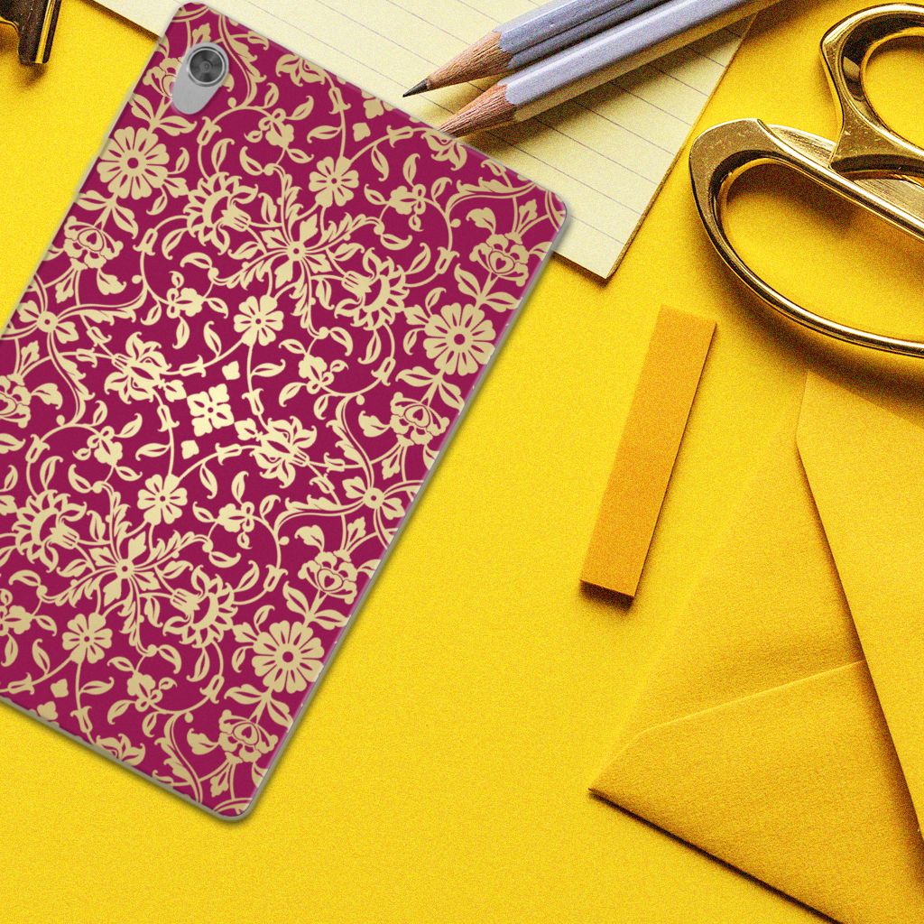 TPU Case Lenovo Tab M10 HD (2de generatie) Barok Pink - B2C Telecom