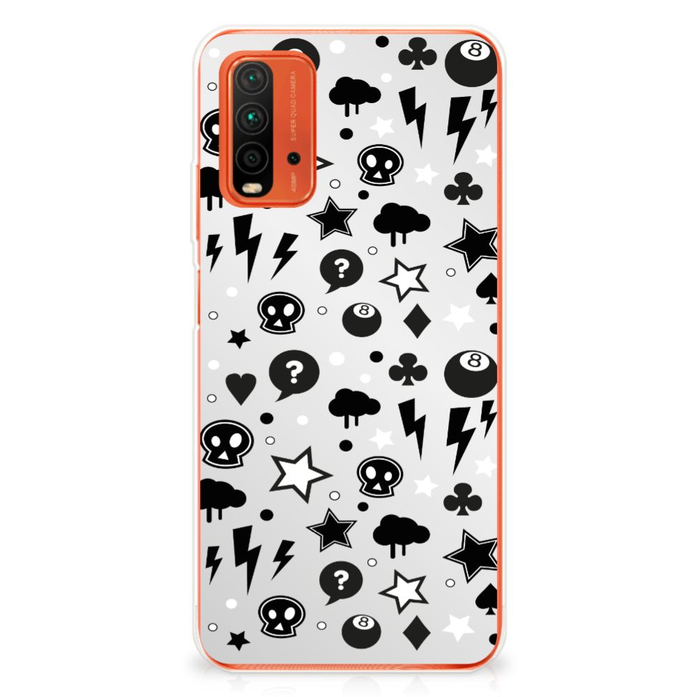 Silicone Back Case Xiaomi Poco M3 Silver Punk B2C Telecom