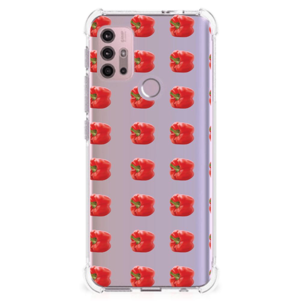 Motorola Moto G30 | G20 | G10 Beschermhoes Paprika Red B2C Telecom