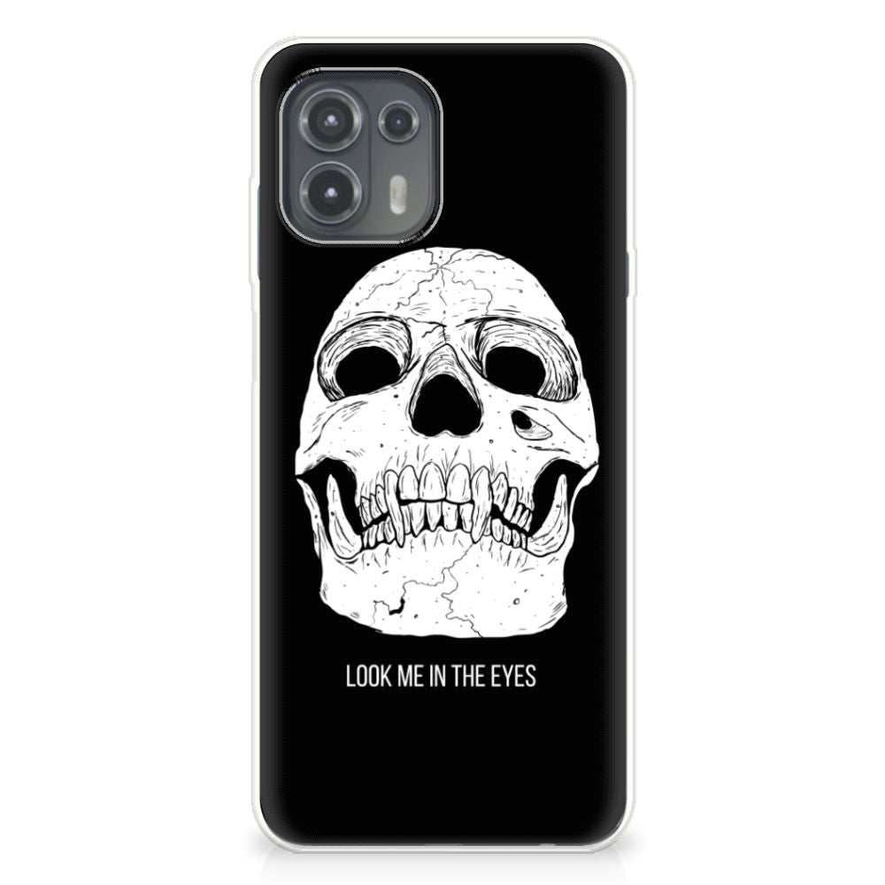 Silicone Back Case Motorola Edge 20 Lite Skull Eyes B2C Telecom