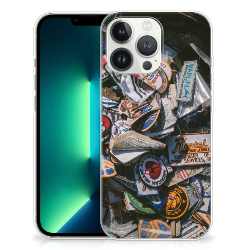 iPhone 13 Pro Max Siliconen Hoesje met foto Badges B2C Telecom