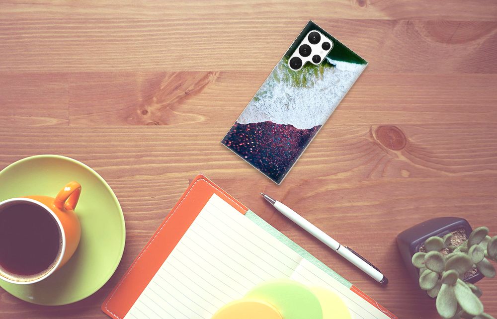 Samsung Galaxy S22 Ultra TPU Hoesje Sea in Space B2C Telecom