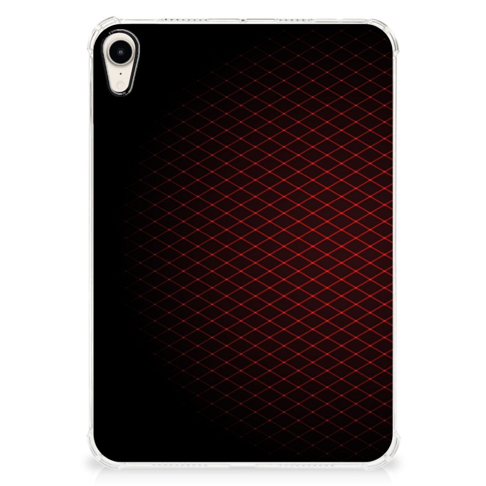 Apple iPad mini 6 (2021) Hippe Hoes Geruit Rood